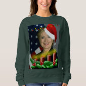 noël hillary clinton sweatshirt (Devant)