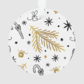 Noël Hipster Deer personnalisé (dos)