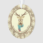 Noël Hipster Deer personnalisé (devant)