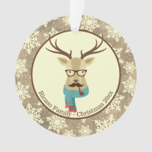 Noël Hipster Deer personnalisé