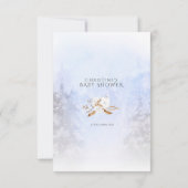 Noël hiver Cotton Baby shower neige Merci (Dos)