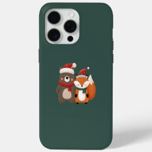 Noël/hiver Mignonne Ours et renard