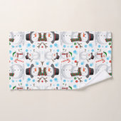 Noël Holiday Snowman (Serviette à main)