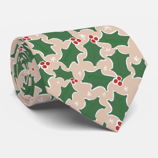 Noël Holly Cravate (Roulé)