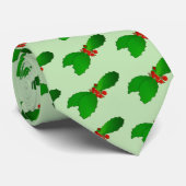 Noël Holly Cravate Feuille (Roulé)