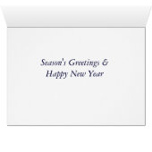 Noel holly en bessen rode kerst (Binenzijde Horizontaal (Onderkant))