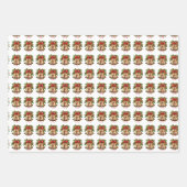 Noël Holly Feuilles & Berries Cloches & Cadeaux (Devant 2)