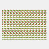 Noël Holly Feuilles & Berries Cloches & Cadeaux (Devant)