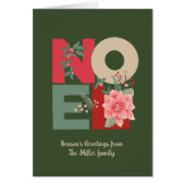 Noel Illustratie Kerst Kaart (Voorkant)