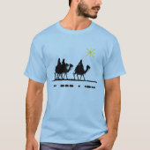 Noel in Morse Code Tshirt - 3 Mannen van het ise (Voorkant)