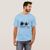 Noel in Morse Code Tshirt - 3 Mannen van het ise (Voorkant volledig)