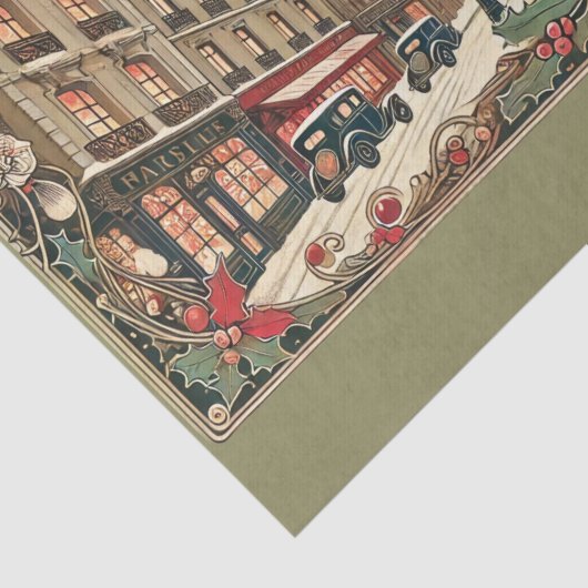 Noel in Parijs Tissuepapier (Detail)