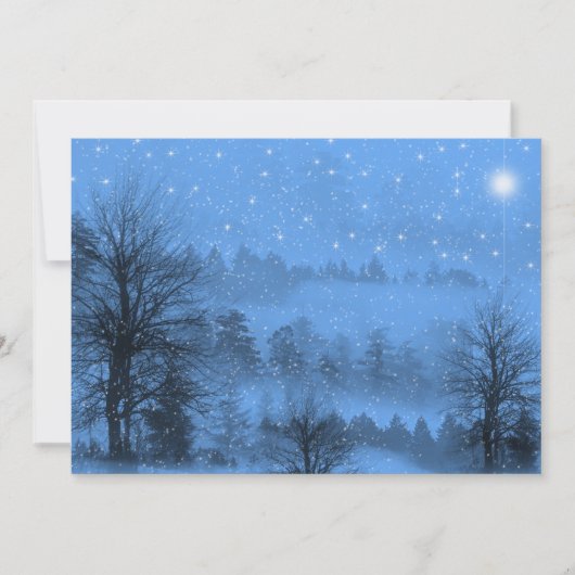 Noël, Invitation de fête de vacances (Devant)