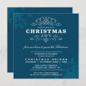 NOËL INVITATION DU PARTI :: envoyer la joie de Noë (Devant / Derrière)