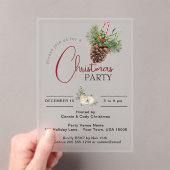 NOËL INVITATION PARTI, PINE CONE & SUCRE DE CANNE (In situ (ordinateur de poche))