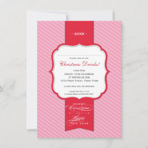 NOËL INVITATIONS AU PARTI : portable 1P