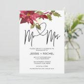 Noël Invitations De La Partie Engagement Mr Et Mme (Debout devant)