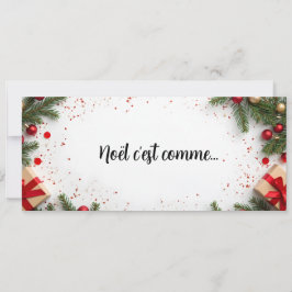 Noël is net als in wit en rood decor