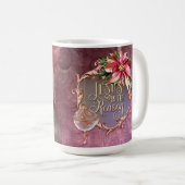 Noël Jésus est la raison 15 oz classique Mug (Devant droit)