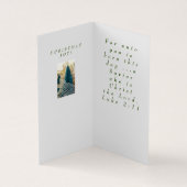 Noël Jésus est né carte de voeux religieuse (Inside)