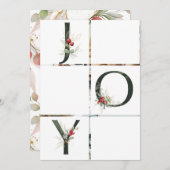 Noël Joie collage 3 Photo Carte de vacances (Devant / Derrière)