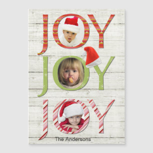 Noël Joie Photo personnalisée Magnet de vacances