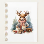 Noël journal rustique spirale planificateur de car (Devant)
