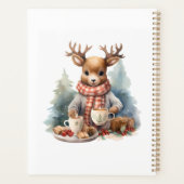 Noël journal rustique spirale planificateur de car (Dos)