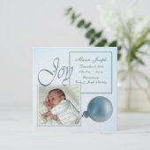 Noël Joy Baby Faire-part de naissance (Debout devant)