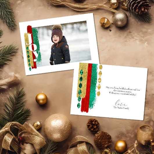 Noël Joy Carte photo