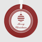 NOEL Joyeux Noël Vacances Rouge et Blanc (dos)