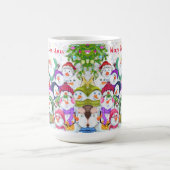 Noël Joyeux Snowmans Fête Mug Cadeau (Centre)