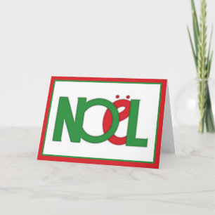 NOEL-kaart Feestdagen Kaart