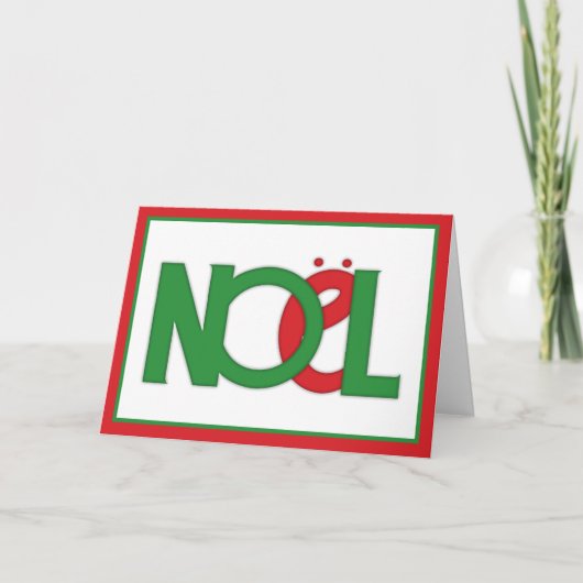 NOEL-Kaart Feestdagen Kaart (Voorkant)