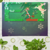 Noel Kerst Keuken Handdoeken (Gevouwen)