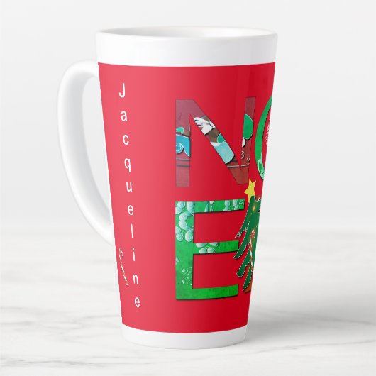 "Noel" Kerst Latte Mok (Linkerhoek)