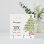 Noel Kerstmis Kaart (Staand voorkant)