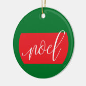 Noel - Kerstversiering Keramisch Ornament (Links)