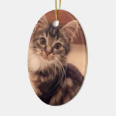 Noël Kitten Ornement Arbre Chat Kitty Vacances (Gauche)