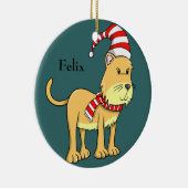 Noël Kitty "Felix" Ornement (Droite)