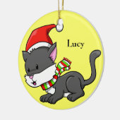 Noël Kitty "Lucy" Ornement (Gauche)