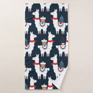 Noël lamas sans couture motif