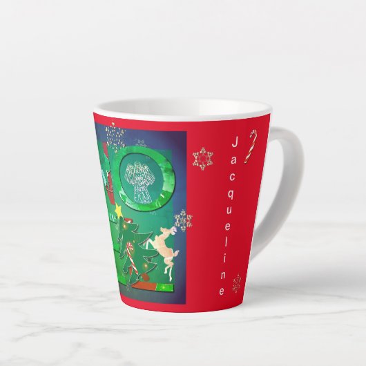 "Noel" Latte Mug de Noël (Angle droit)