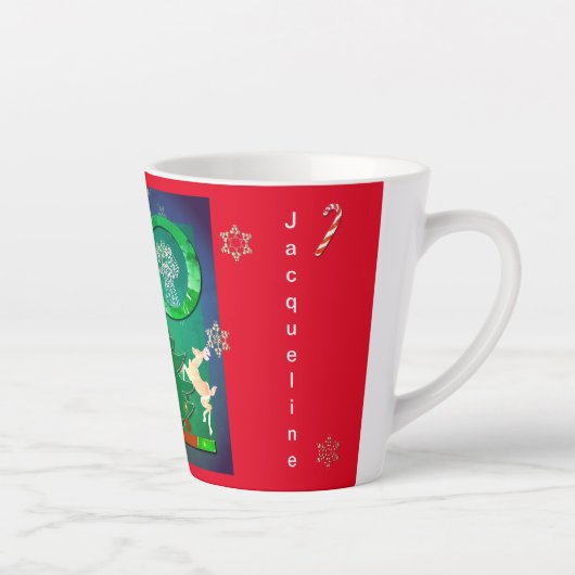 "Noel" Latte Mug de Noël (Droite)