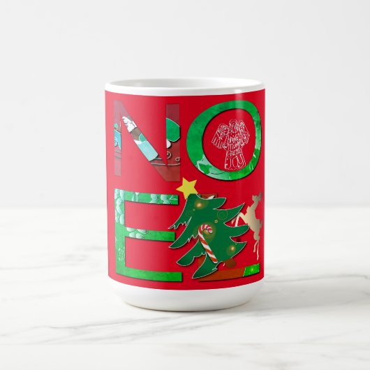 "Noel" Latte Mug de Noël (Centre)