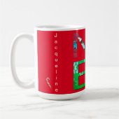 "Noel" Latte Mug de Noël (Gauche)
