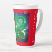 "Noel" Latte Mug de Noël (Angle droit)