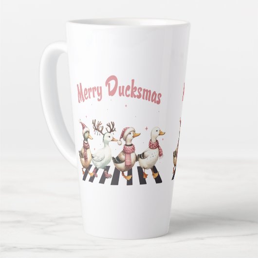 Noël Latte Mug Merry Ducksmas (Angle gauche)