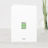 Noël :  Le couple de neige Parents la carte (Dos)