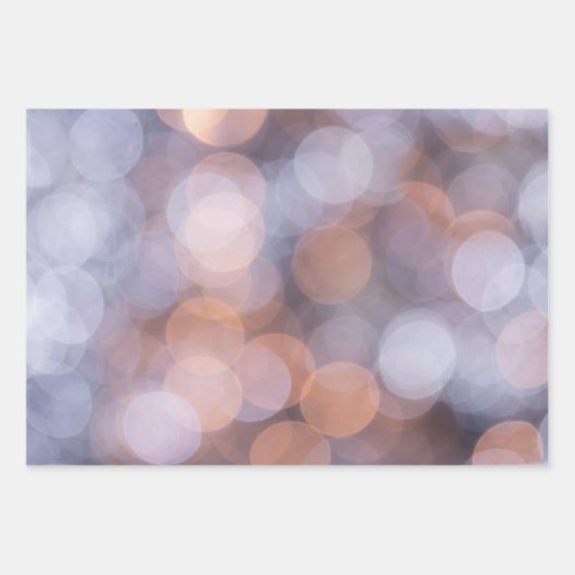 Noël Light Bokeh Bubbles Wrap papier d'artisanat (Devant 2)